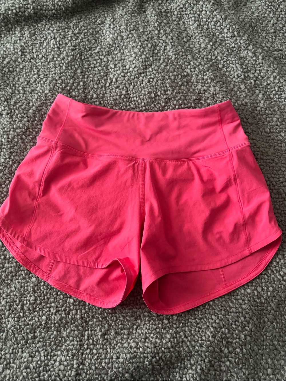 lululemon speed up shorts watermelon pink 4”